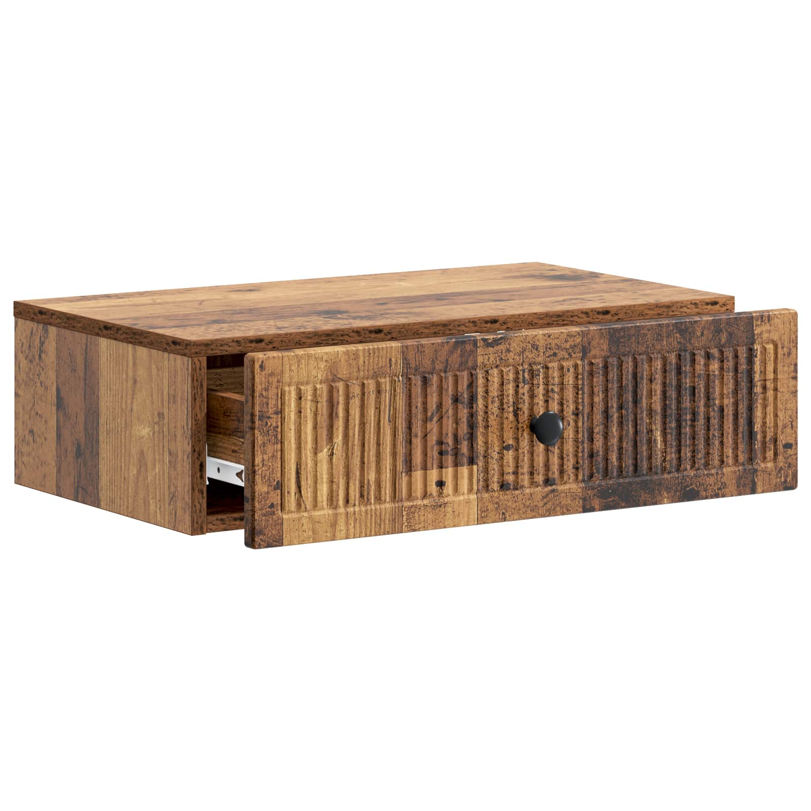 Tavolino da Parete Laterale Legno antico 59 x 34,5 x 17 cm | homemem39