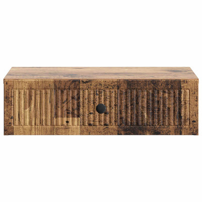 Tavolino da Parete Laterale Legno antico 59 x 34,5 x 17 cm | homemem39