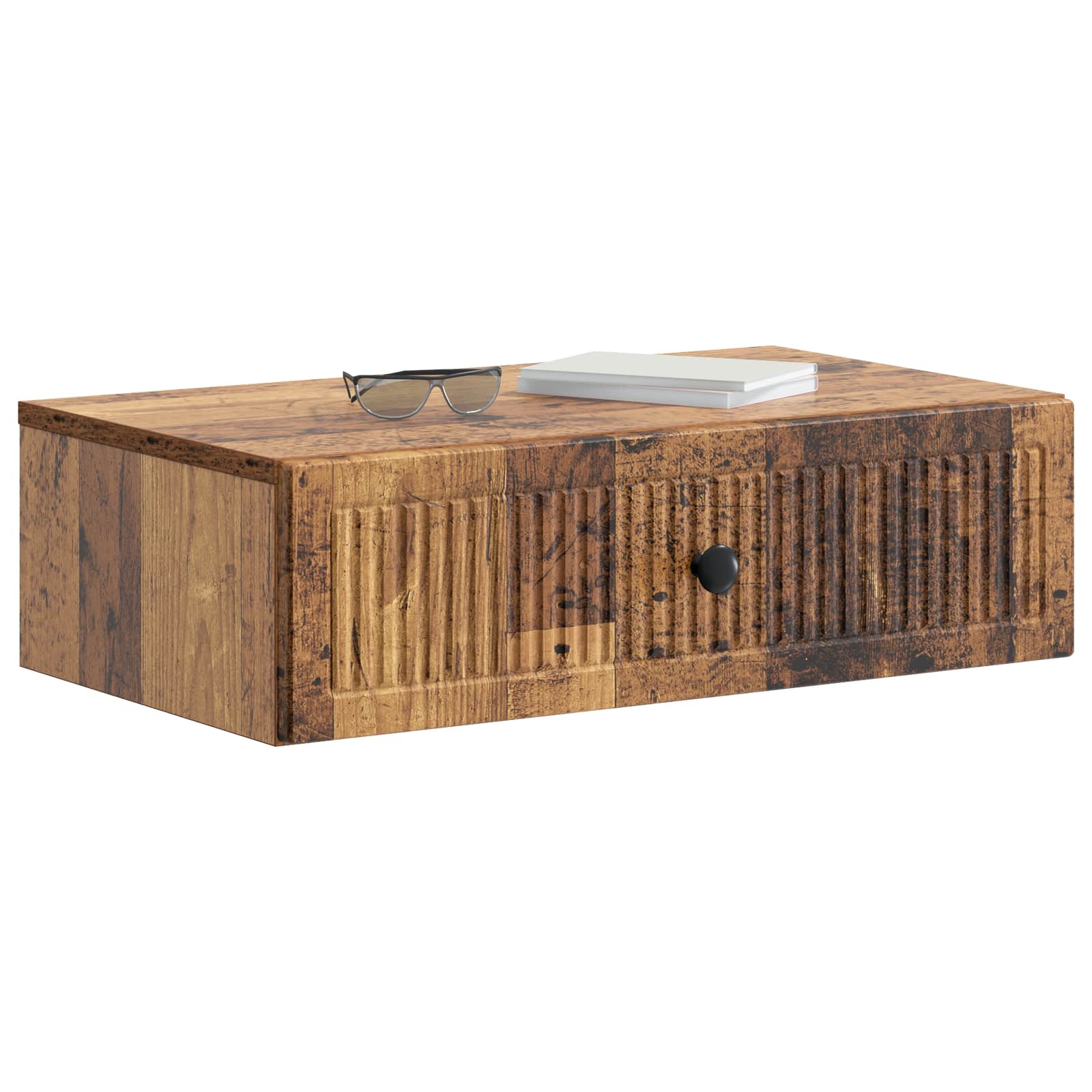 Tavolino da Parete Laterale Legno antico 59 x 34,5 x 17 cm | homemem39