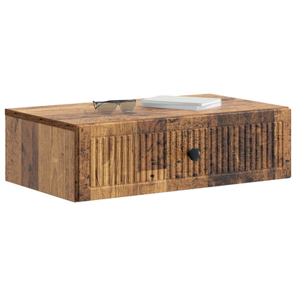 Tavolino da Parete Laterale Legno antico 59 x 34,5 x 17 cm | homemem39
