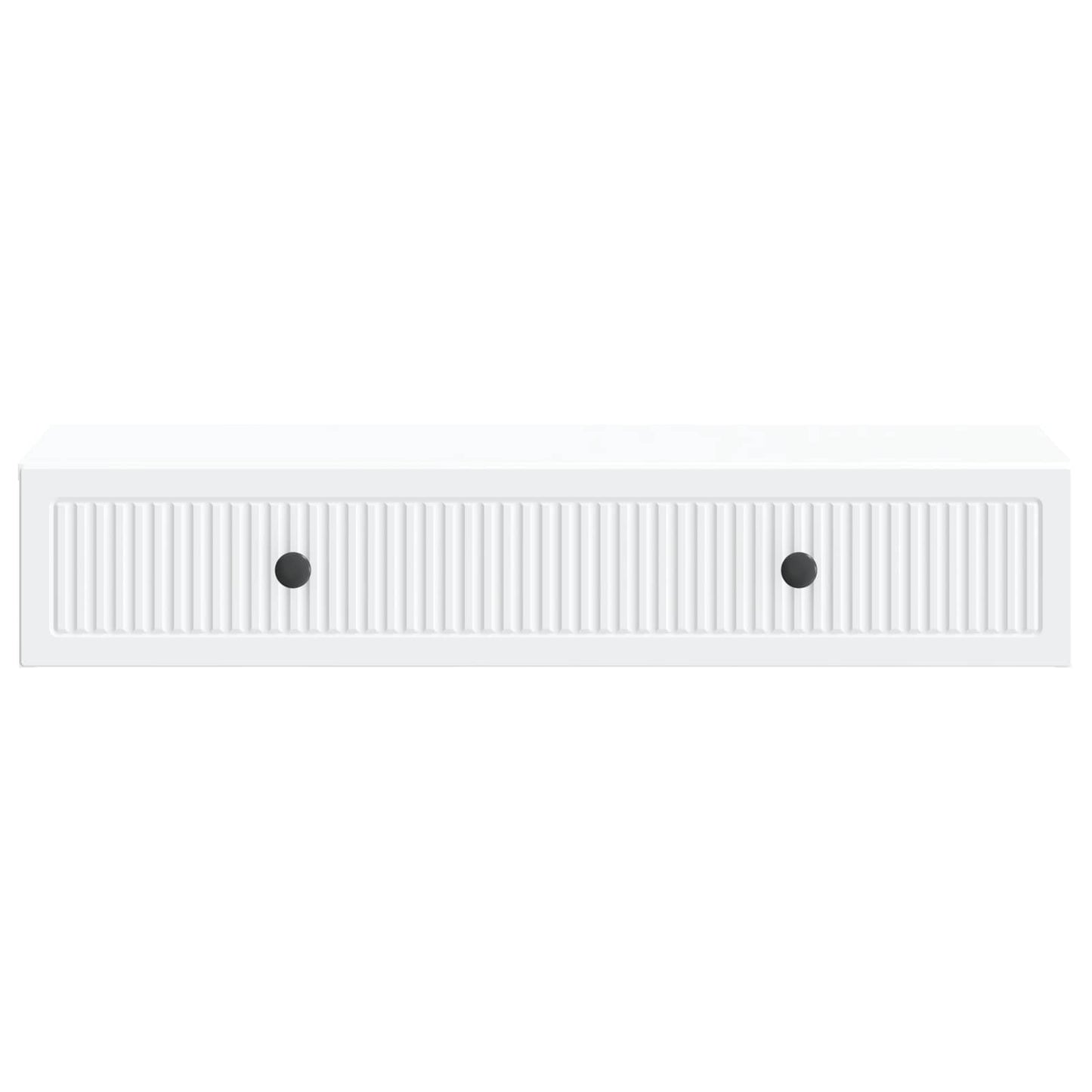 Tavolino da Parete Laterale Bianco 87,5 x 34,5 x 17 cm