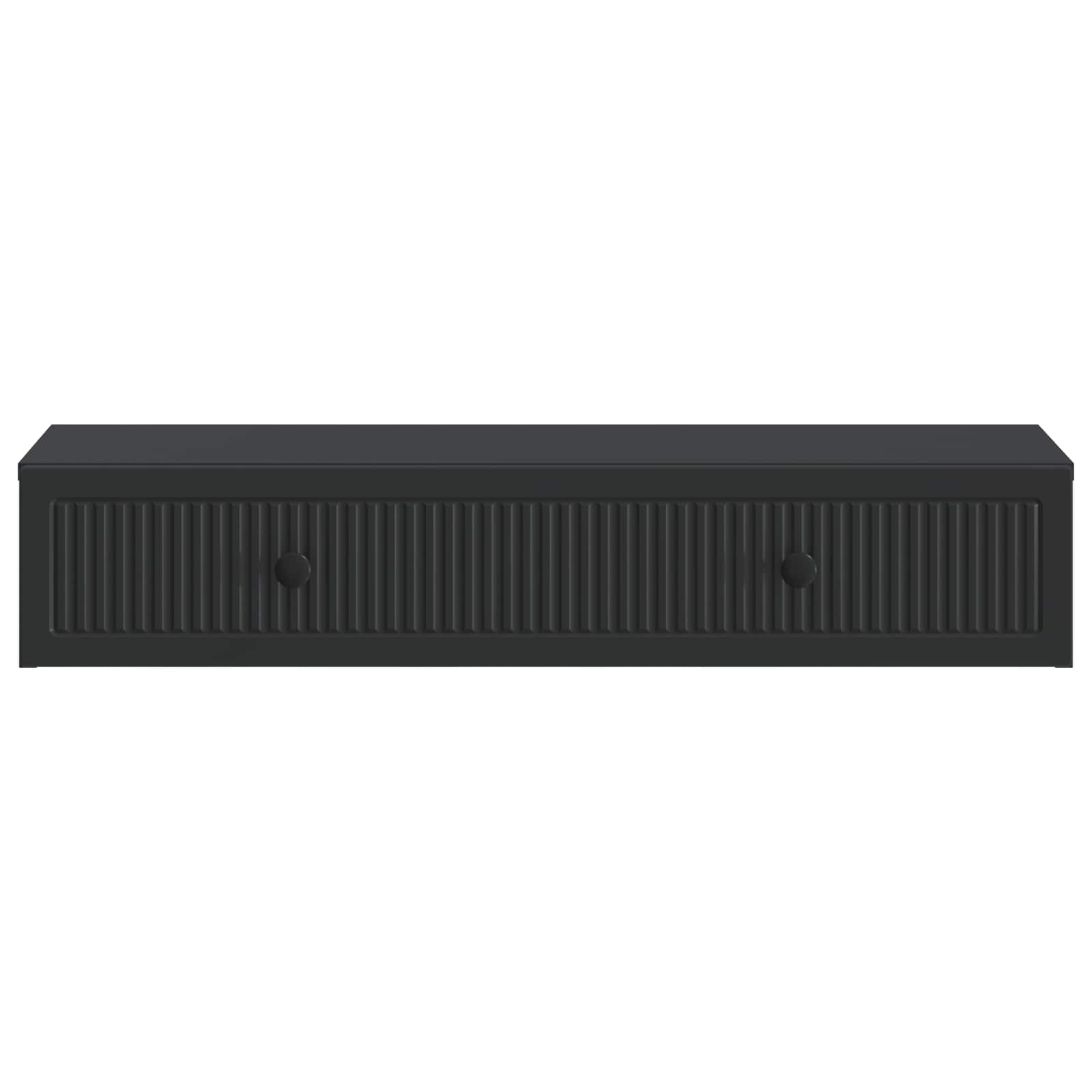 Tavolino da Parete Laterale Nero 87,5 x 34,5 x 17 cm | homemem39
