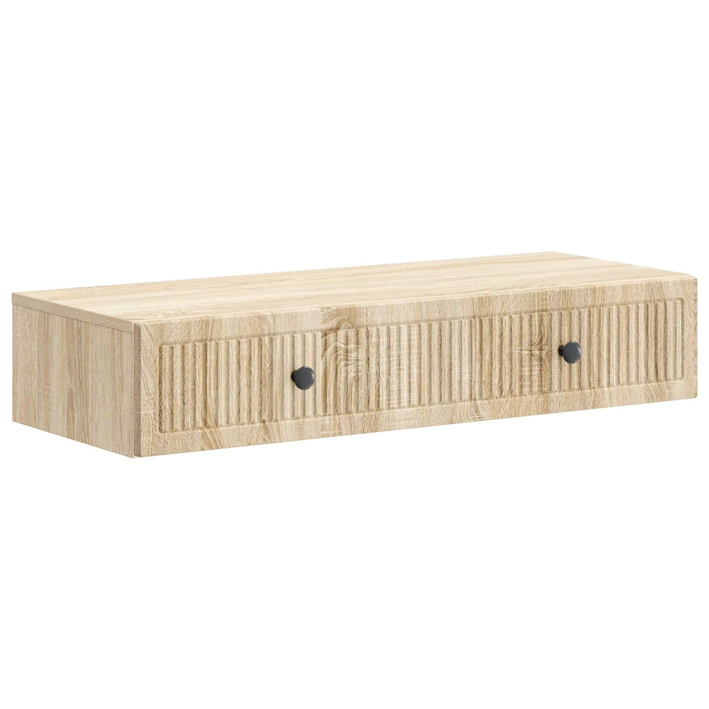 Tavolino da Parete Laterale Rovere Sonoma 87,5 x 34,5 x 17 cm | homemem39