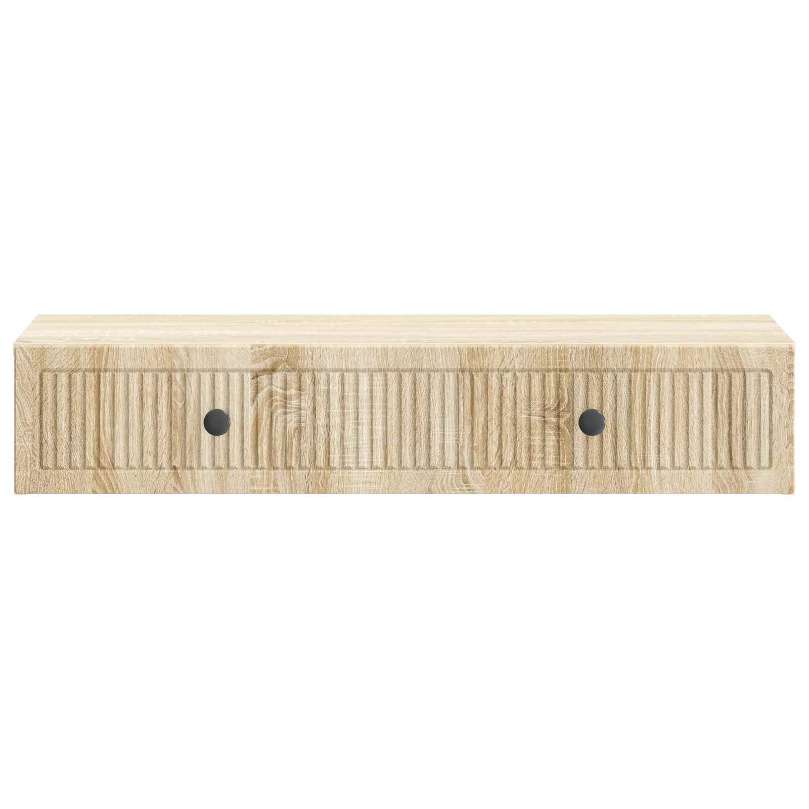 Tavolino da Parete Laterale Rovere Sonoma 87,5 x 34,5 x 17 cm | homemem39