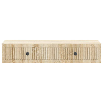 Tavolino da Parete Laterale Rovere Sonoma 87,5 x 34,5 x 17 cm | homemem39