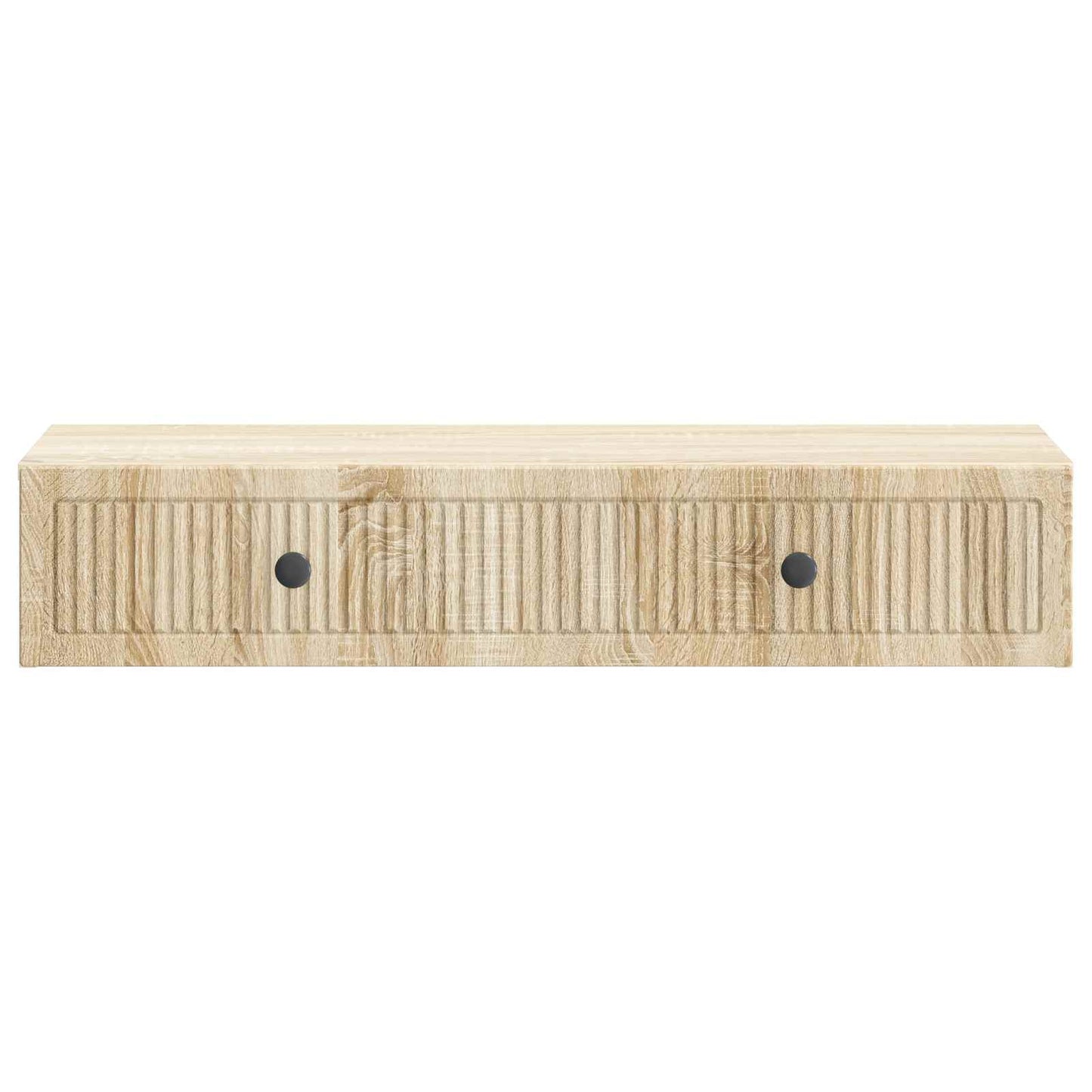 Tavolino da Parete Laterale Rovere Sonoma 87,5 x 34,5 x 17 cm
