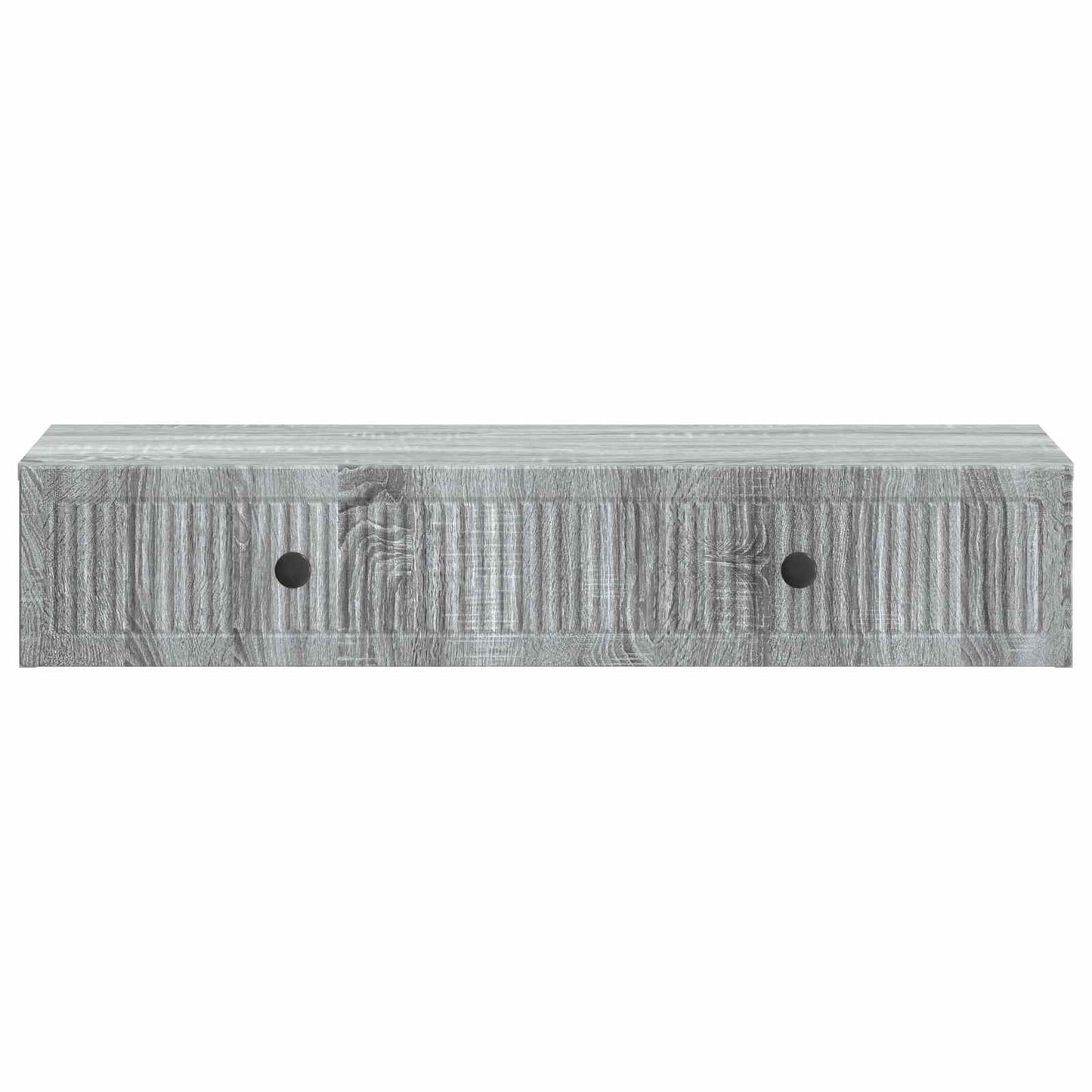 Tavolino da Parete Laterale Grigio Sonoma 87,5 x 34,5 x 17 cm | homemem39