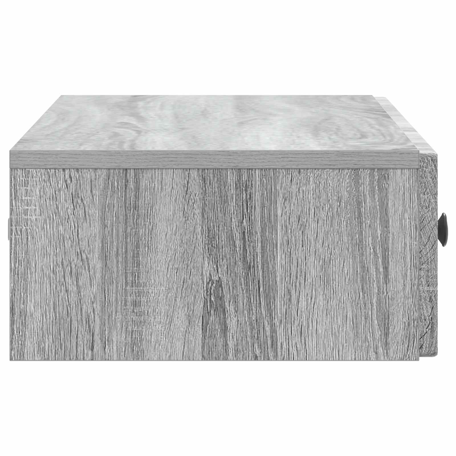 Tavolino da Parete Laterale Grigio Sonoma 87,5 x 34,5 x 17 cm | homemem39