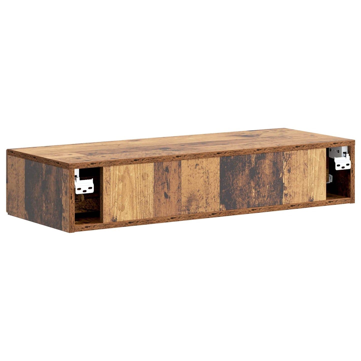 Tavolino da Parete Laterale Legno antico 87,5 x 34,5 x 17 cm