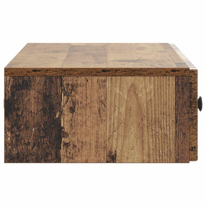 Tavolino da Parete Laterale Legno antico 87,5 x 34,5 x 17 cm