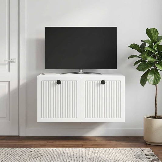 Mobile Porta TV da Muro Bianco 59,5 x 41 x 30 cm | homemem39