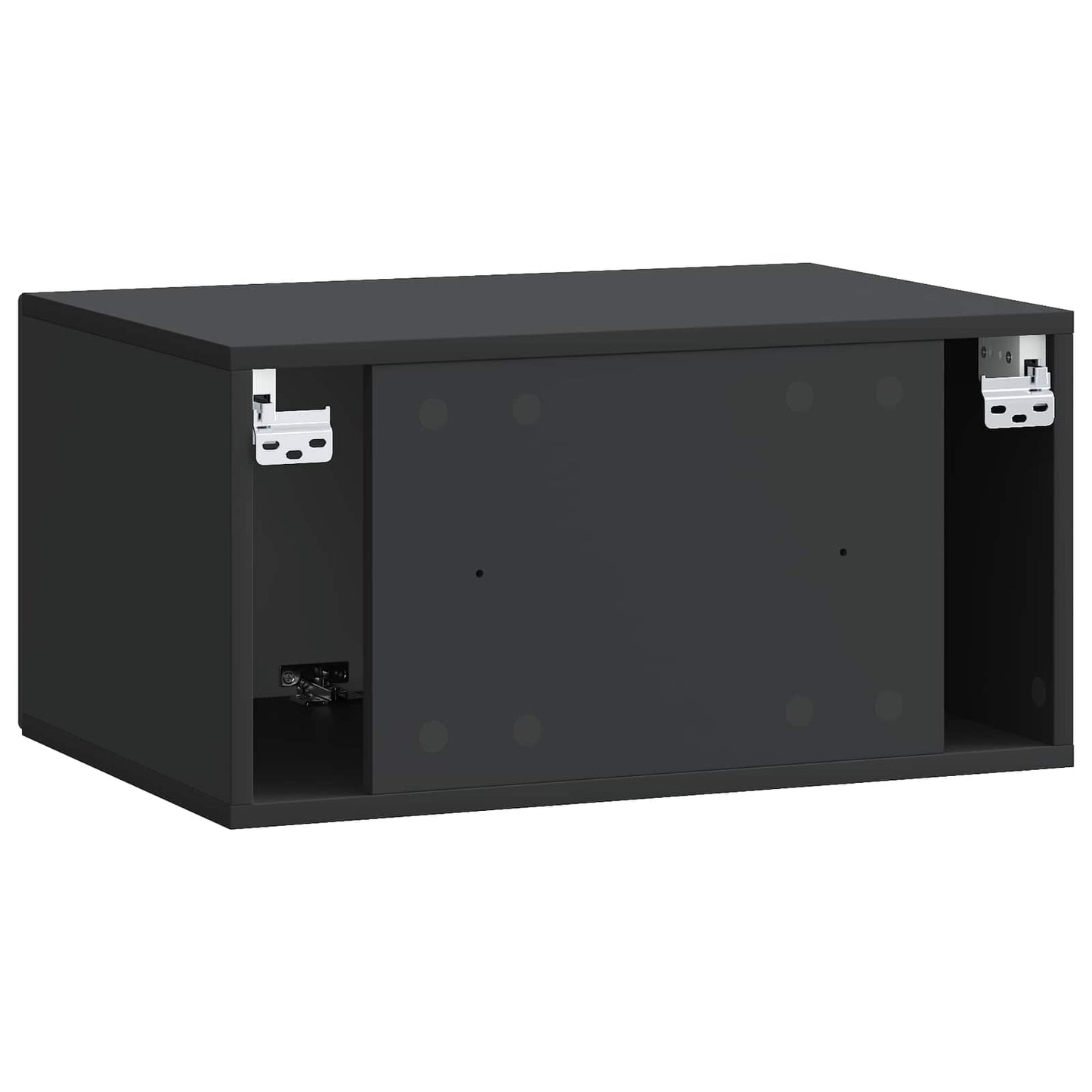 Mobile Porta TV da Muro Nero 59,5 x 41 x 30 cm | homemem39