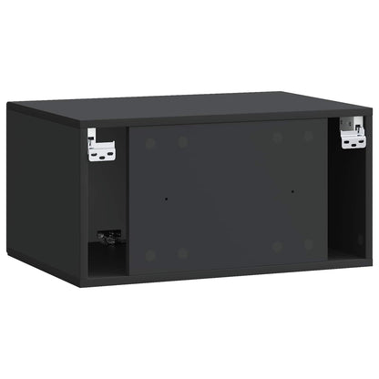 Mobile Porta TV da Muro Nero 59,5 x 41 x 30 cm