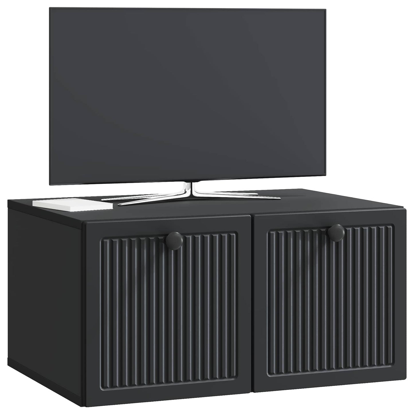 Mobile Porta TV da Muro Nero 59,5 x 41 x 30 cm | homemem39