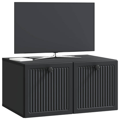 Mobile Porta TV da Muro Nero 59,5 x 41 x 30 cm