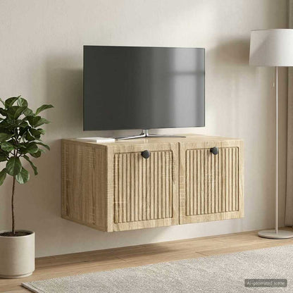 Mobile Porta TV da Muro Rovere Sonoma 59,5 x 41 x 30 cm
