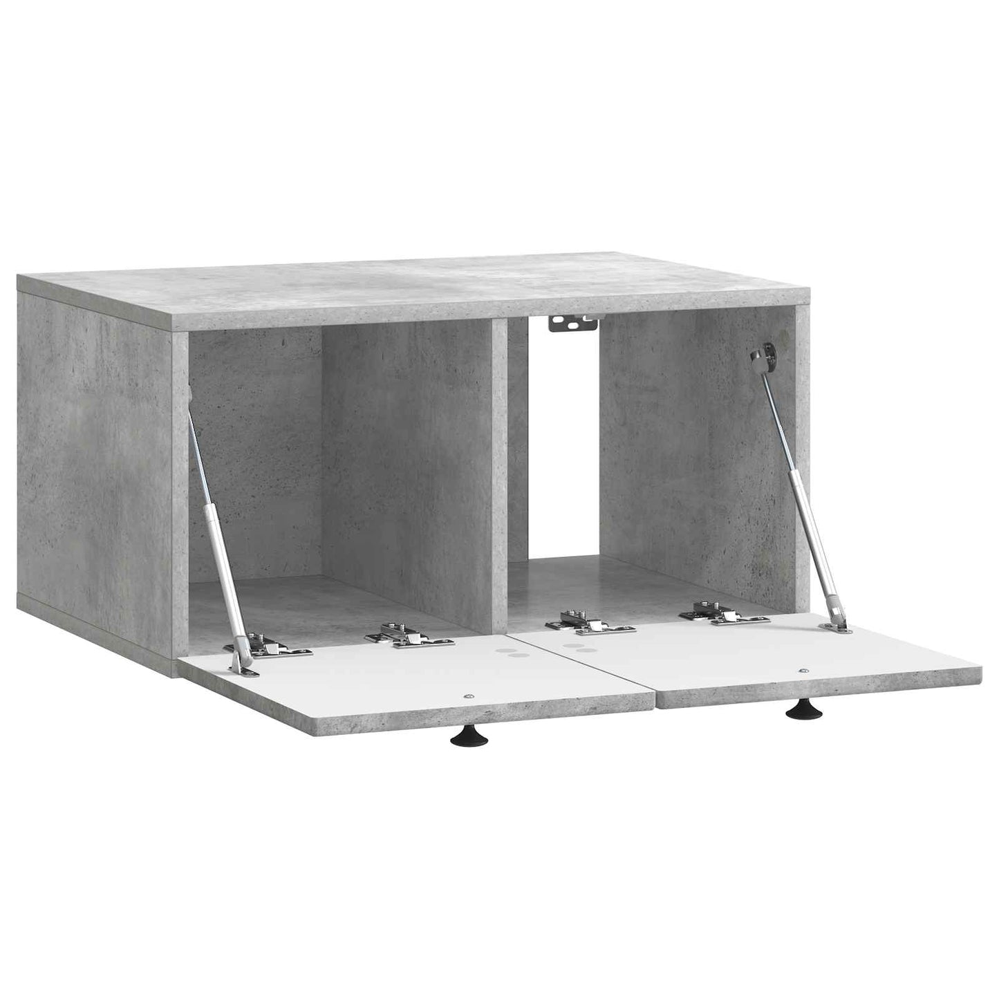 Mobile Porta TV da Muro Grigio Cemento 59,5 x 41 x 30 cm
