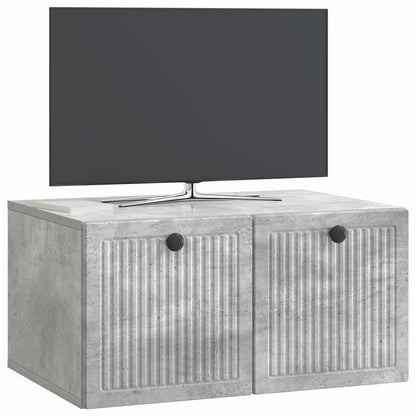 Mobile Porta TV da Muro Grigio Cemento 59,5 x 41 x 30 cm