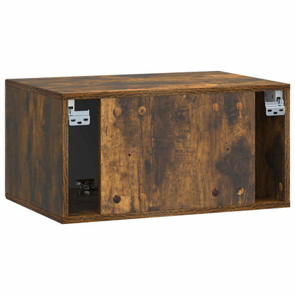 Mobile Porta TV da Muro Rovere Fumo 59,5 x 41 x 30 cm