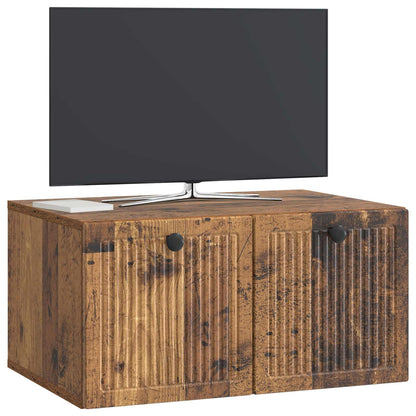 Mobile Porta TV da Muro Legno antico 59,5 x 41 x 30 cm | homemem39