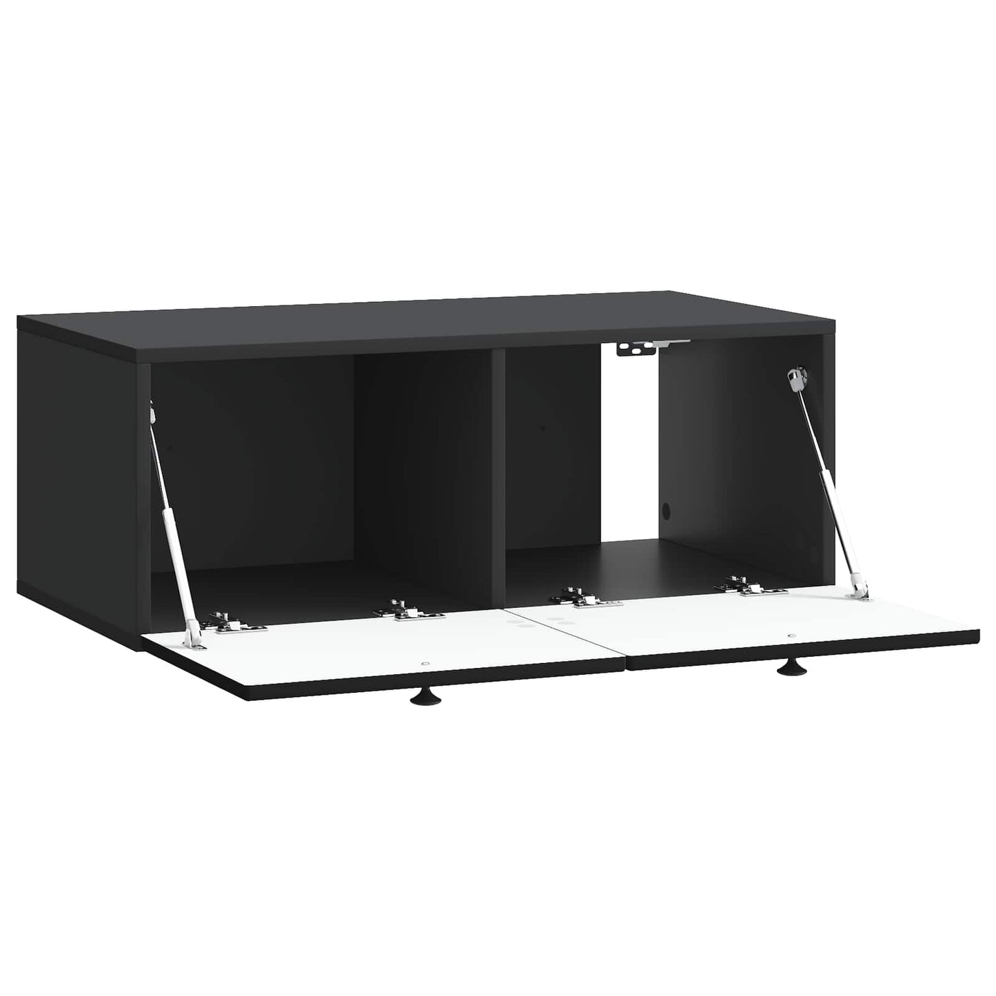 Mobile Porta TV da Muro Nero 78,5 x 41 x 30 cm