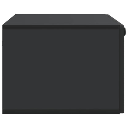 Mobile Porta TV da Muro Nero 78,5 x 41 x 30 cm | homemem39