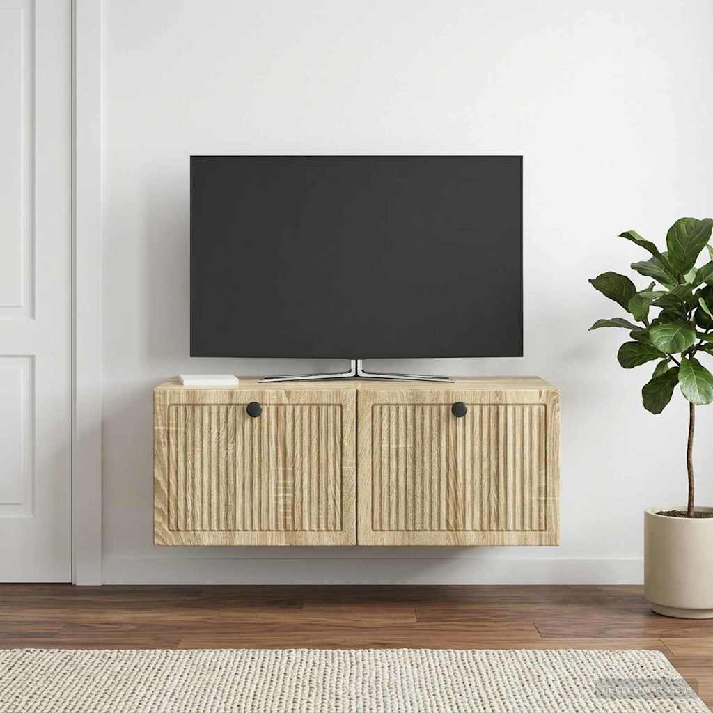 Mobile Porta TV da Muro Rovere Sonoma 78,5 x 41 x 30 cm