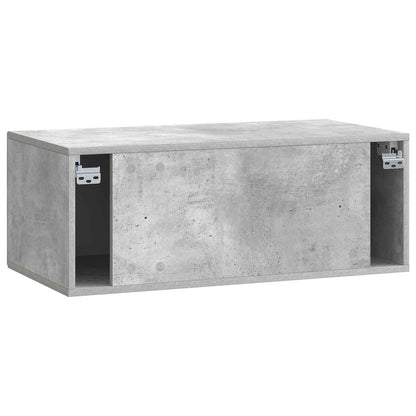 Mobile Porta TV da Muro Grigio Cemento 78,5 x 41 x 30 cm