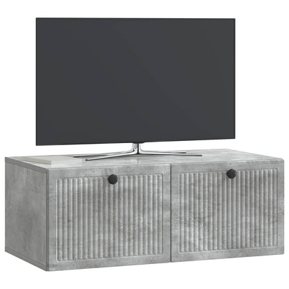 Mobile Porta TV da Muro Grigio Cemento 78,5 x 41 x 30 cm | homemem39