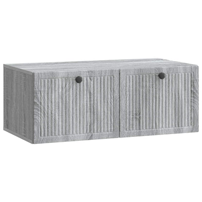 Mobile Porta TV da Muro Grigio Sonoma 78,5 x 41 x 30 cm