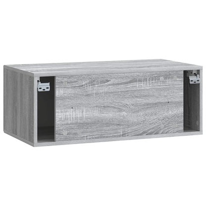 Mobile Porta TV da Muro Grigio Sonoma 78,5 x 41 x 30 cm