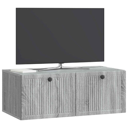 Mobile Porta TV da Muro Grigio Sonoma 78,5 x 41 x 30 cm