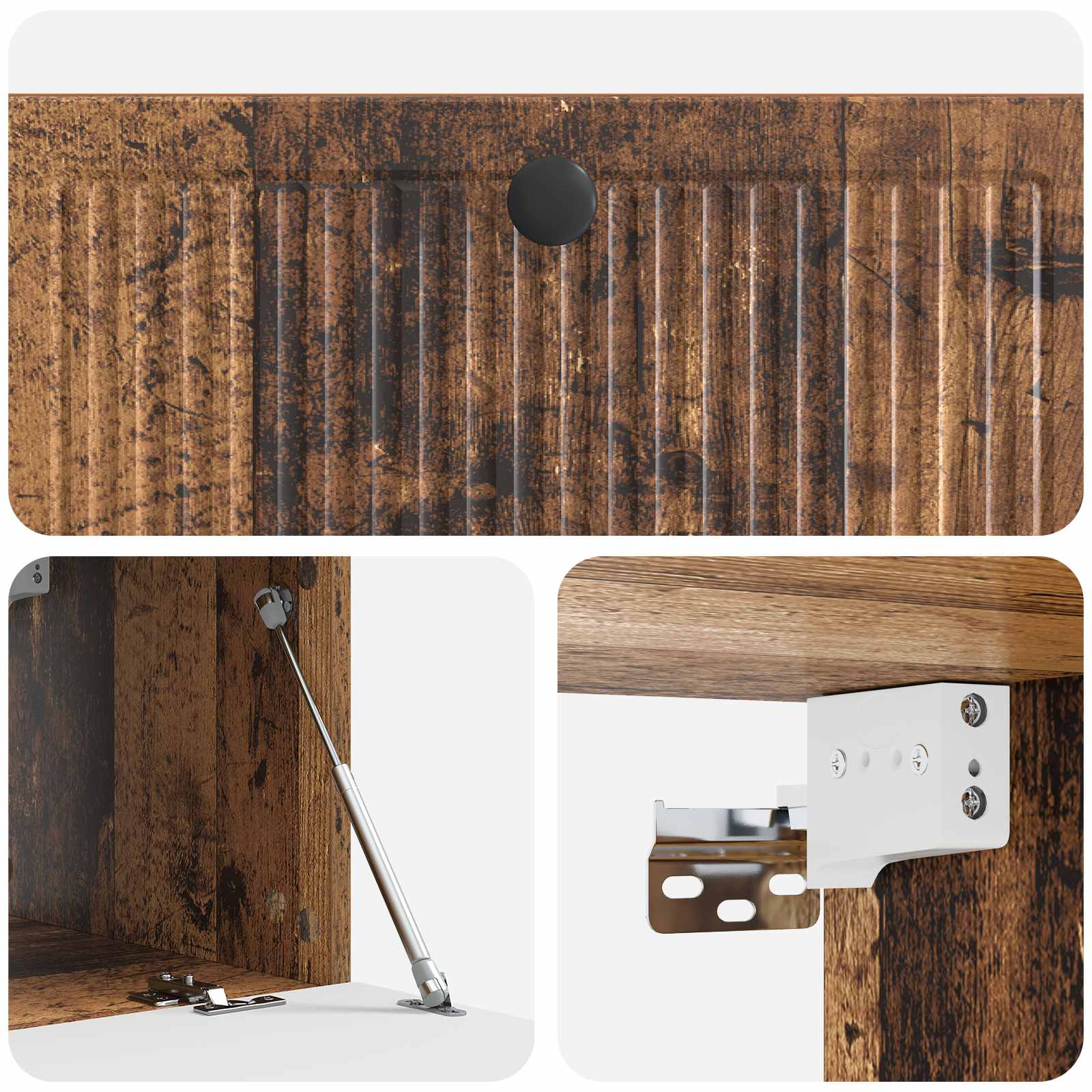 Mobile Porta TV da Muro Legno antico 78,5 x 41 x 30 cm | homemem39