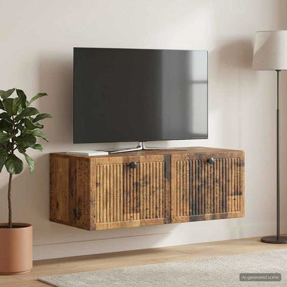 Mobile Porta TV da Muro Legno antico 78,5 x 41 x 30 cm