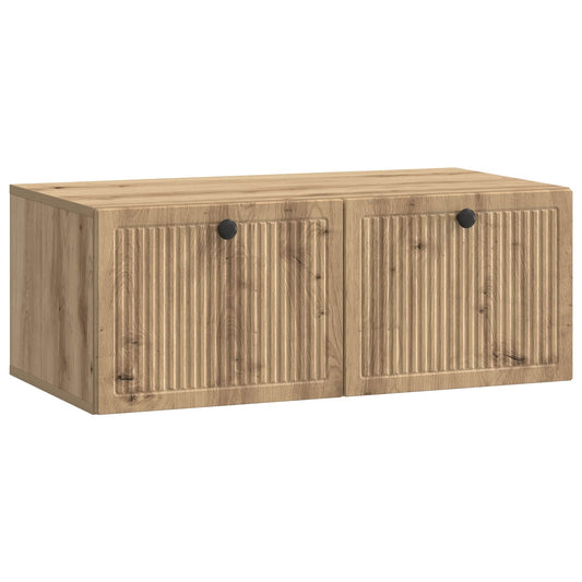 Mobile Porta TV da Muro Rovere Artigianale 78,5 x 41 x 30 cm