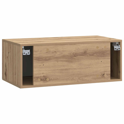 Mobile Porta TV da Muro Rovere Artigianale 78,5 x 41 x 30 cm | homemem39