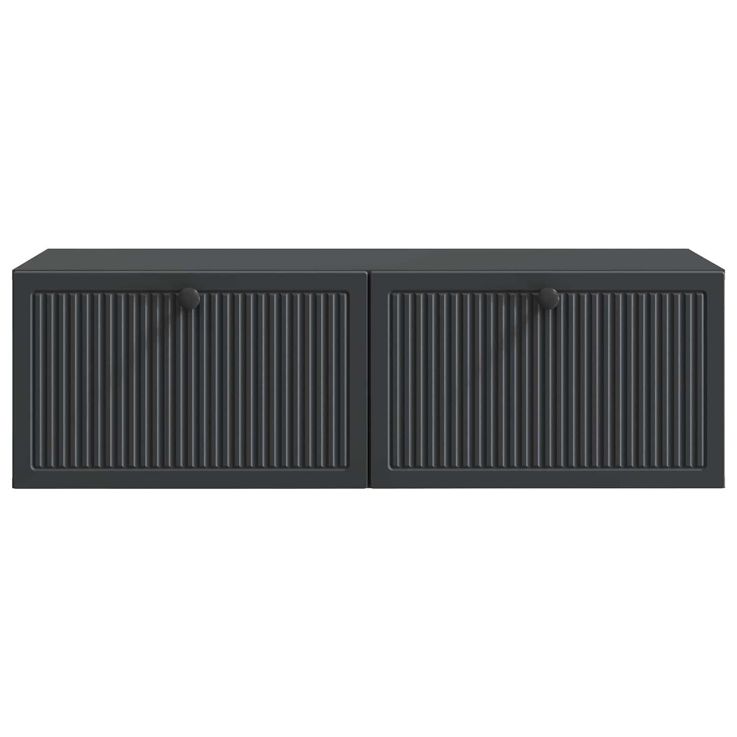Mobile Porta TV da Muro Montaggio a parete Nero 98 x 41 x 30 cm | homemem39