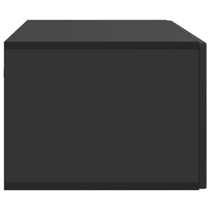 Mobile Porta TV da Muro Montaggio a parete Nero 98 x 41 x 30 cm | homemem39