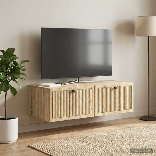 Mobile Porta TV da Muro Rovere Sonoma 98 x 41 x 30 cm