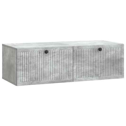 Mobile Porta TV da Muro Grigio Cemento 98 x 41 x 30 cm