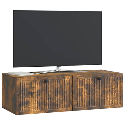 Mobile Porta TV da Muro Rovere Fumo 98 x 41 x 30 cm | homemem39