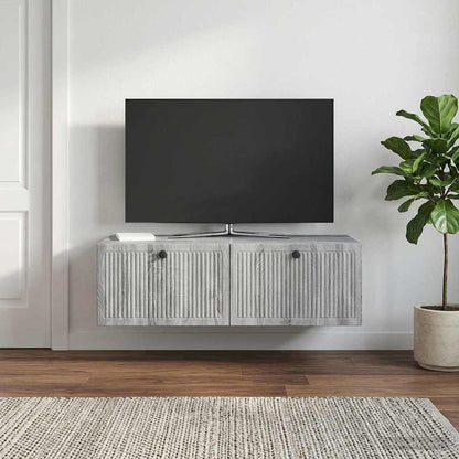 Mobile Porta TV da Muro Grigio Sonoma 98 x 41 x 30 cm
