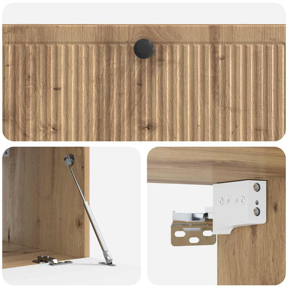 Mobile Porta TV da Muro Rovere Artigianale 98 x 41 x 30 cm | homemem39