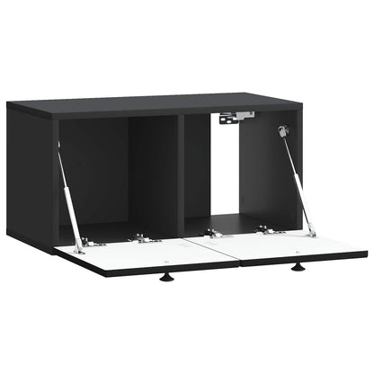 Mobile Porta TV da Muro Nero 59,5 x 31 x 30 cm | homemem39