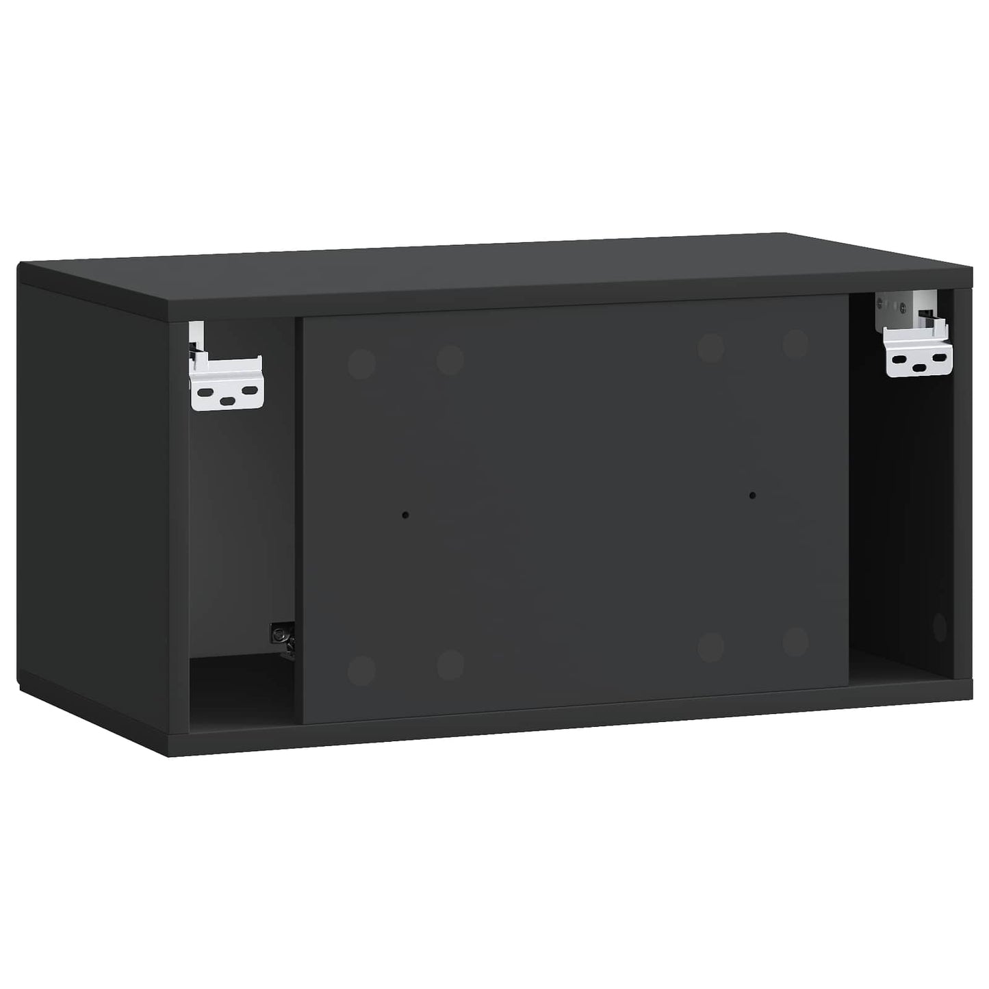 Mobile Porta TV da Muro Nero 59,5 x 31 x 30 cm