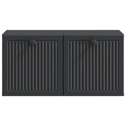 Mobile Porta TV da Muro Nero 59,5 x 31 x 30 cm | homemem39