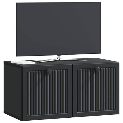 Mobile Porta TV da Muro Nero 59,5 x 31 x 30 cm