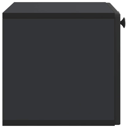 Mobile Porta TV da Muro Nero 59,5 x 31 x 30 cm | homemem39