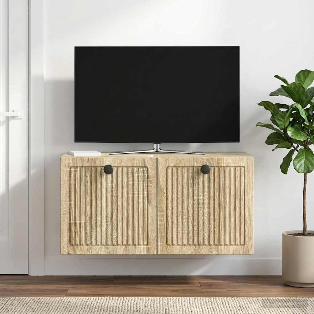 Mobile Porta TV da Muro Rovere Sonoma 59,5 x 31 x 30 cm