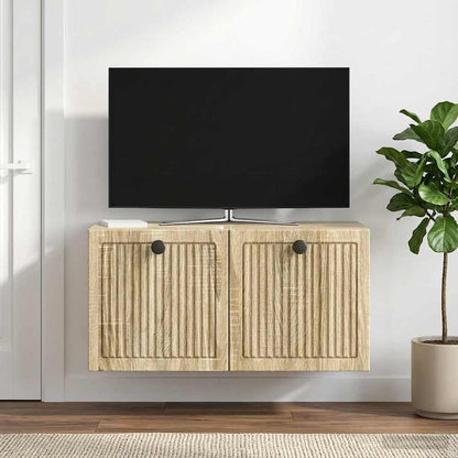 Mobile Porta TV da Muro Rovere Sonoma 59,5 x 31 x 30 cm